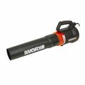 Worx Turbine 800 Electric Leaf Blower, Variable Speed, 800cfm, 12 Amp WG521.0